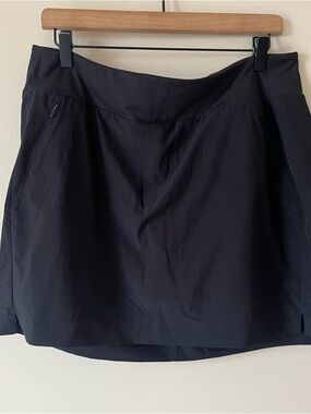 Athleta Soho Skort Black Size 14 #211382 Tennis Pickleball
